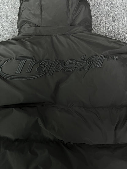 Campera Trapstar Hyperdrive Detachable Hooded Puffer Negra