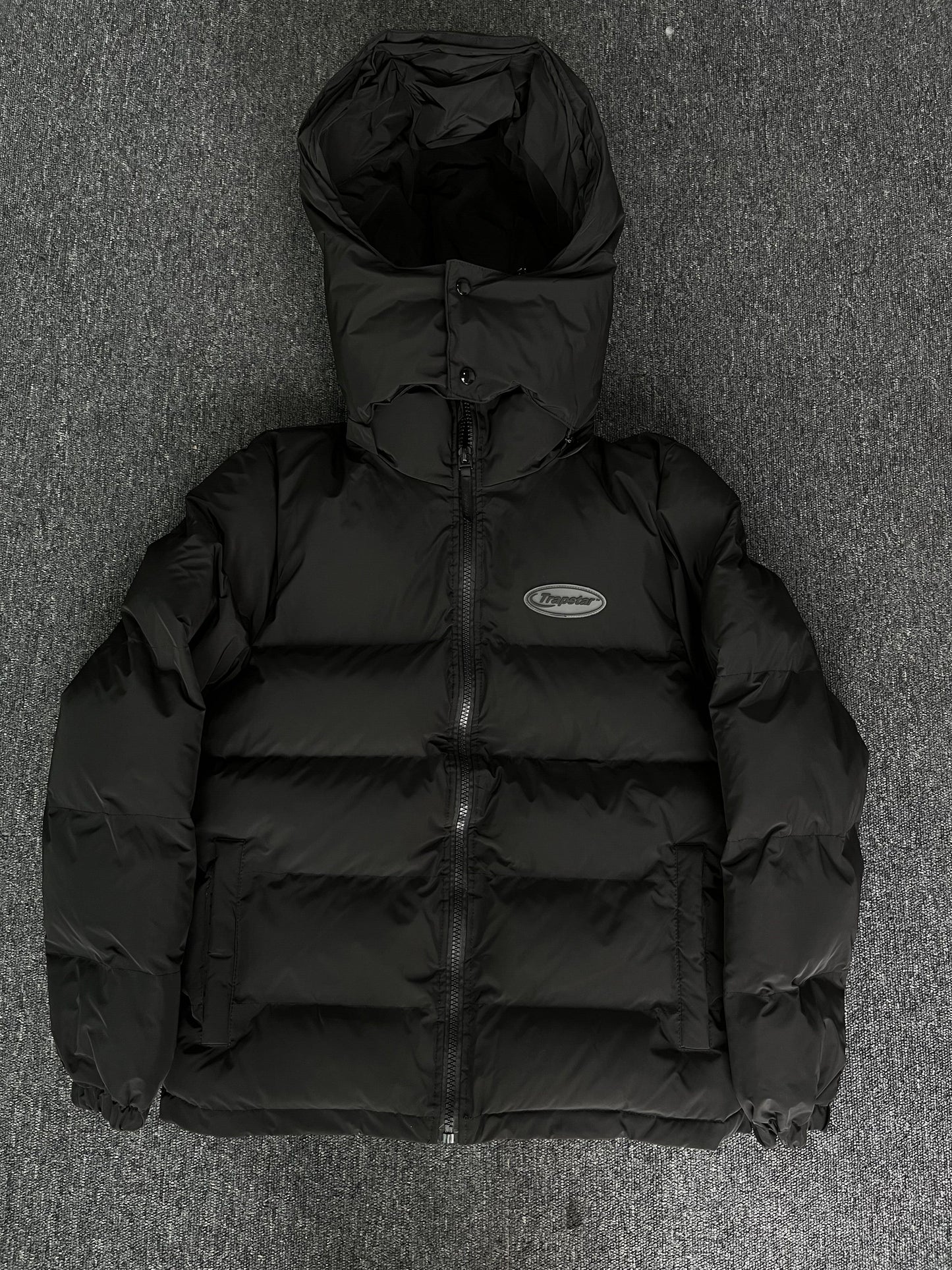 Campera Trapstar Hyperdrive Detachable Hooded Puffer Negra