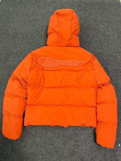 Campera Trapstar Hyperdrive Technical Puffer Naranja