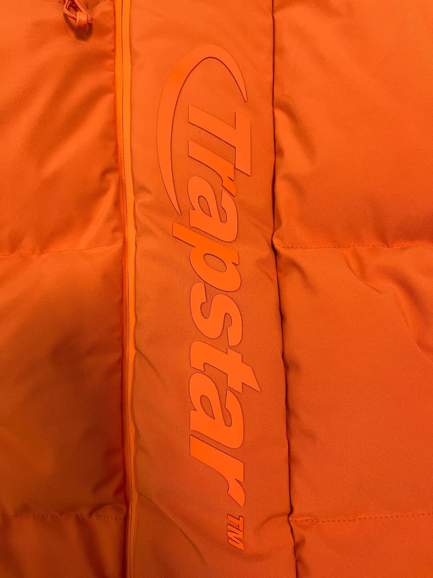 Campera Trapstar Hyperdrive Technical Puffer Naranja