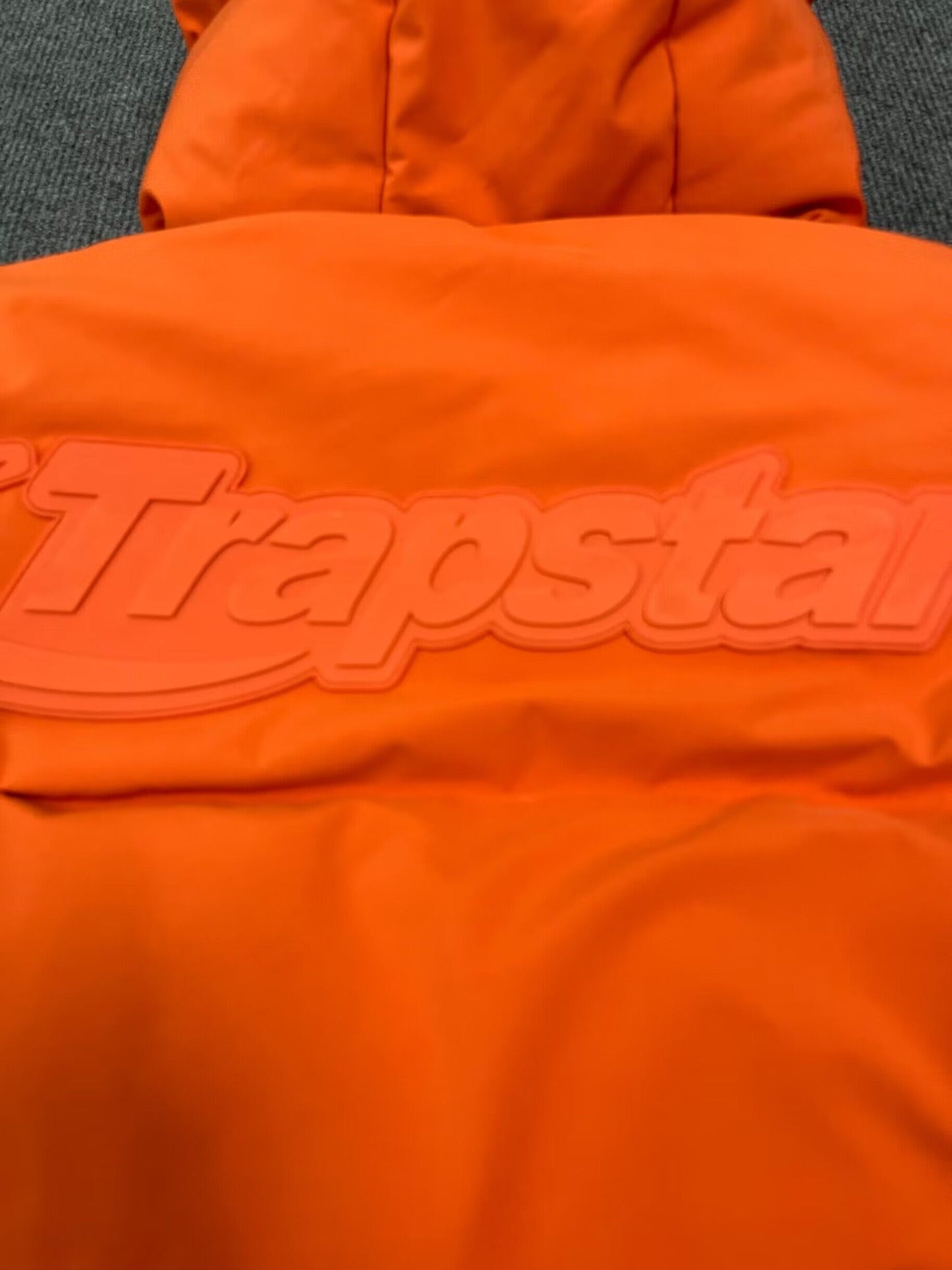 Campera Trapstar Hyperdrive Technical Puffer Naranja