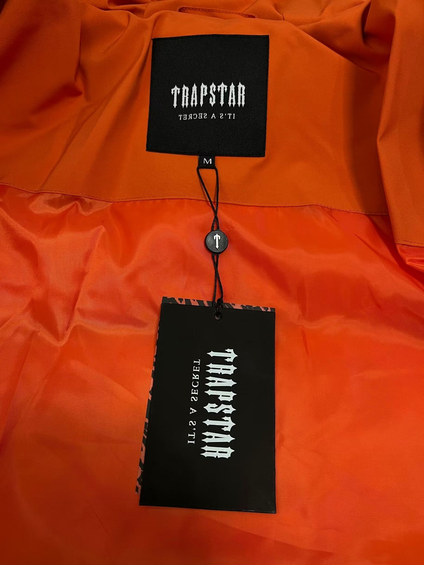 Campera Trapstar Hyperdrive Technical Puffer Naranja