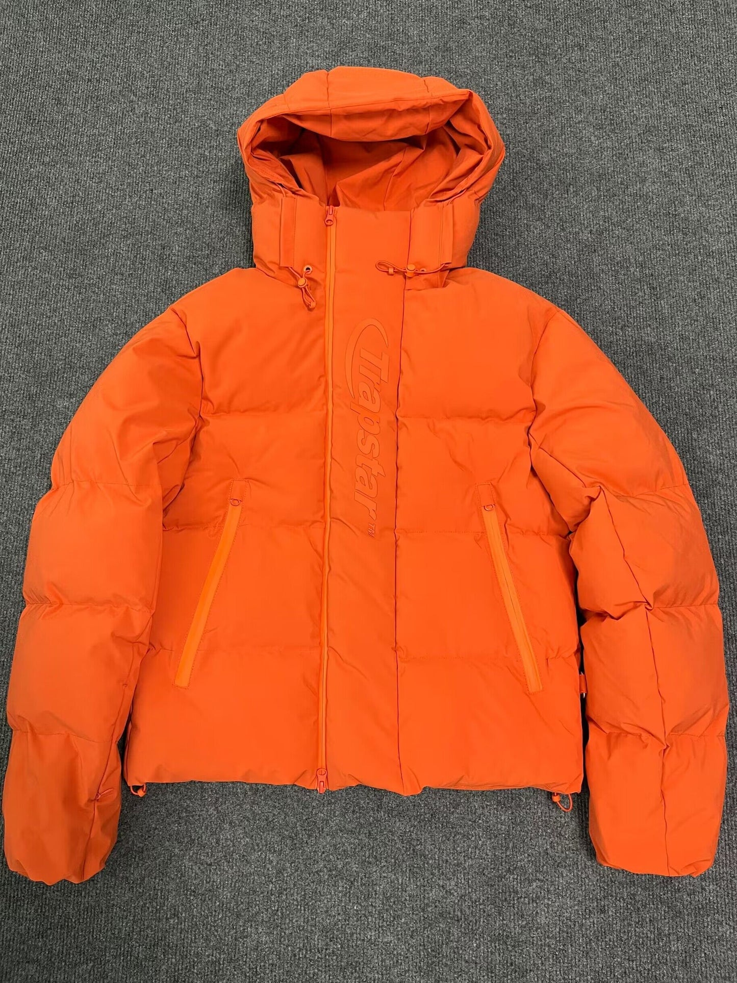 Campera Trapstar Hyperdrive Technical Puffer Naranja
