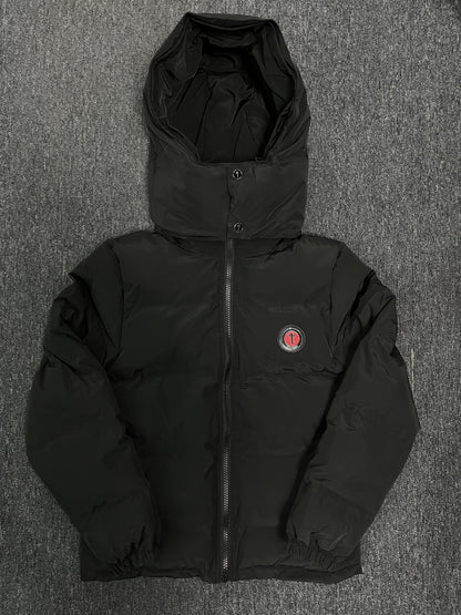 Campera Trapstar Irongate Detachable Hooded Puffer Negra