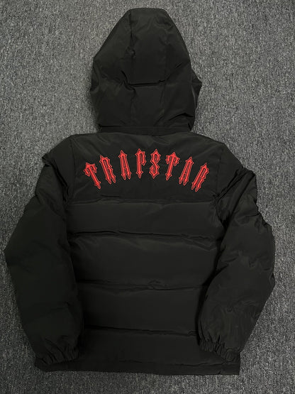Campera Trapstar Irongate Detachable Hooded Puffer Negra