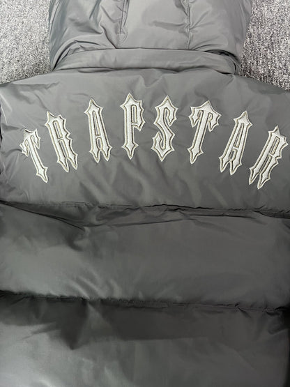Campera Trapstar Irongate Detachable Hooded Puffer Gris