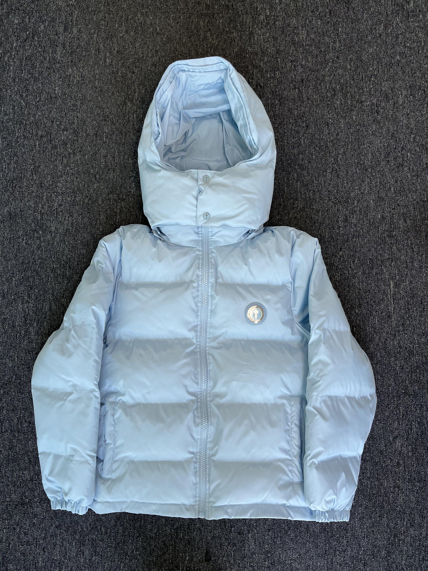 Campera Trapstar Irongate Detachable Hooded Puffer Celeste