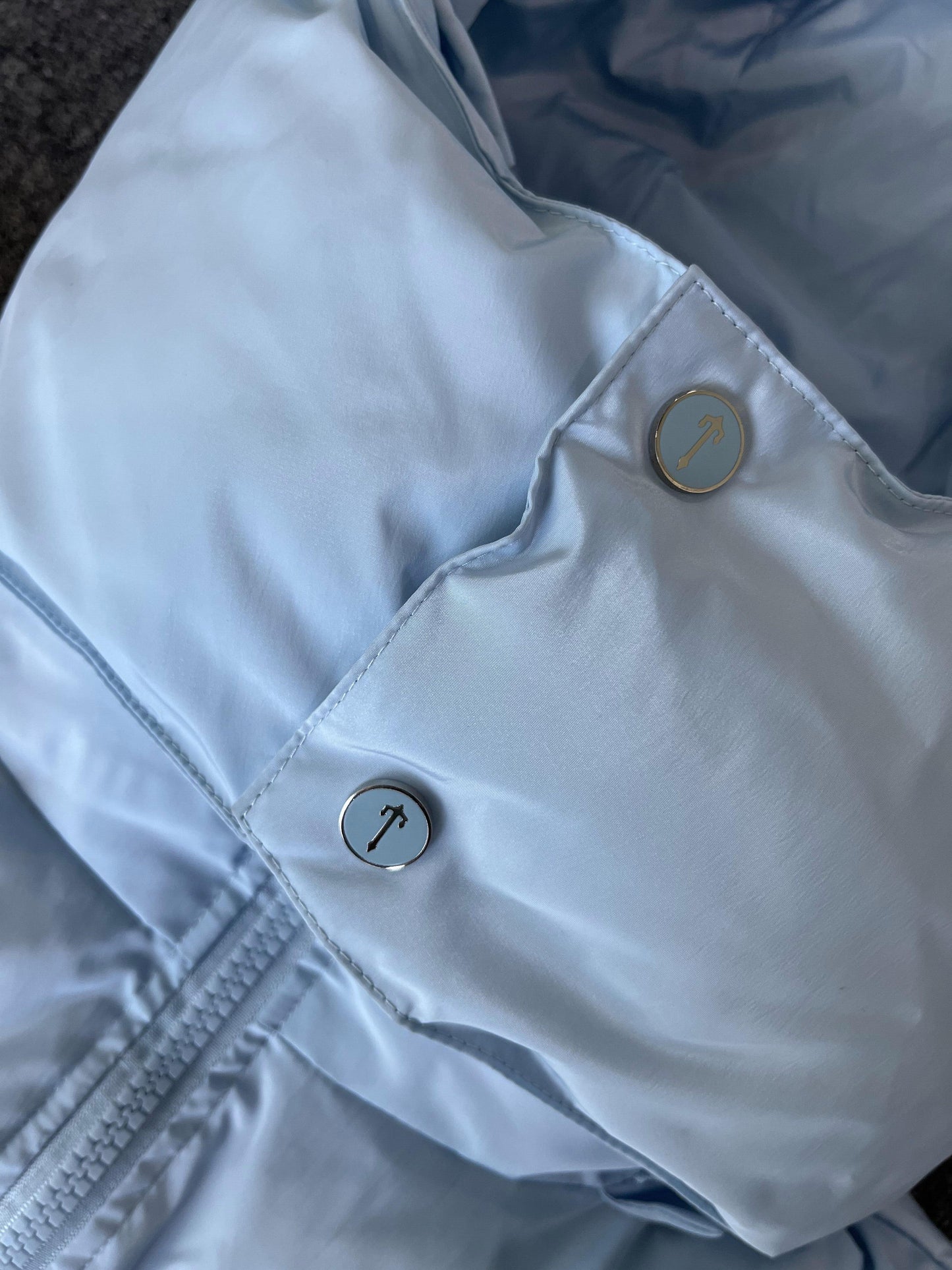 Campera Trapstar Irongate Detachable Hooded Puffer Celeste