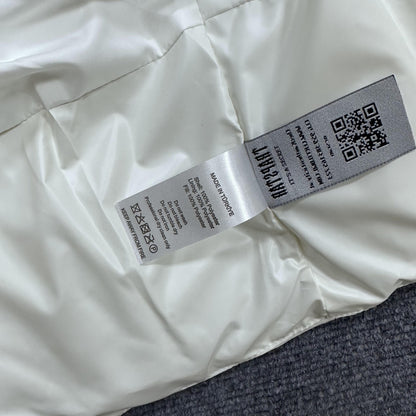 Campera Trapstar Irongate Embossed Puffer Blanca