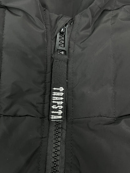 Campera Trapstar Irongate Hooded Quilted Puffer Negra