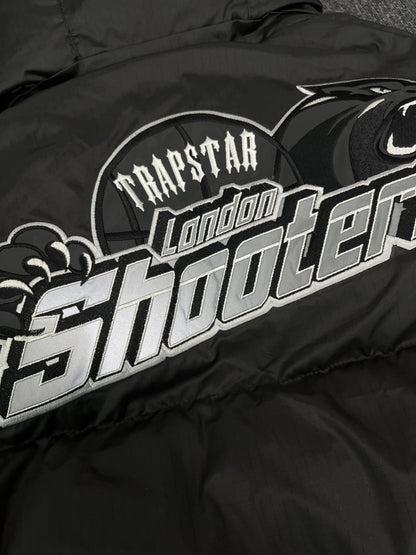 Campera Trapstar Shooters Hooded Puffer Negra