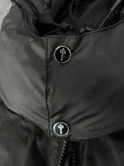 Campera Trapstar Shooters Hooded Puffer Negra