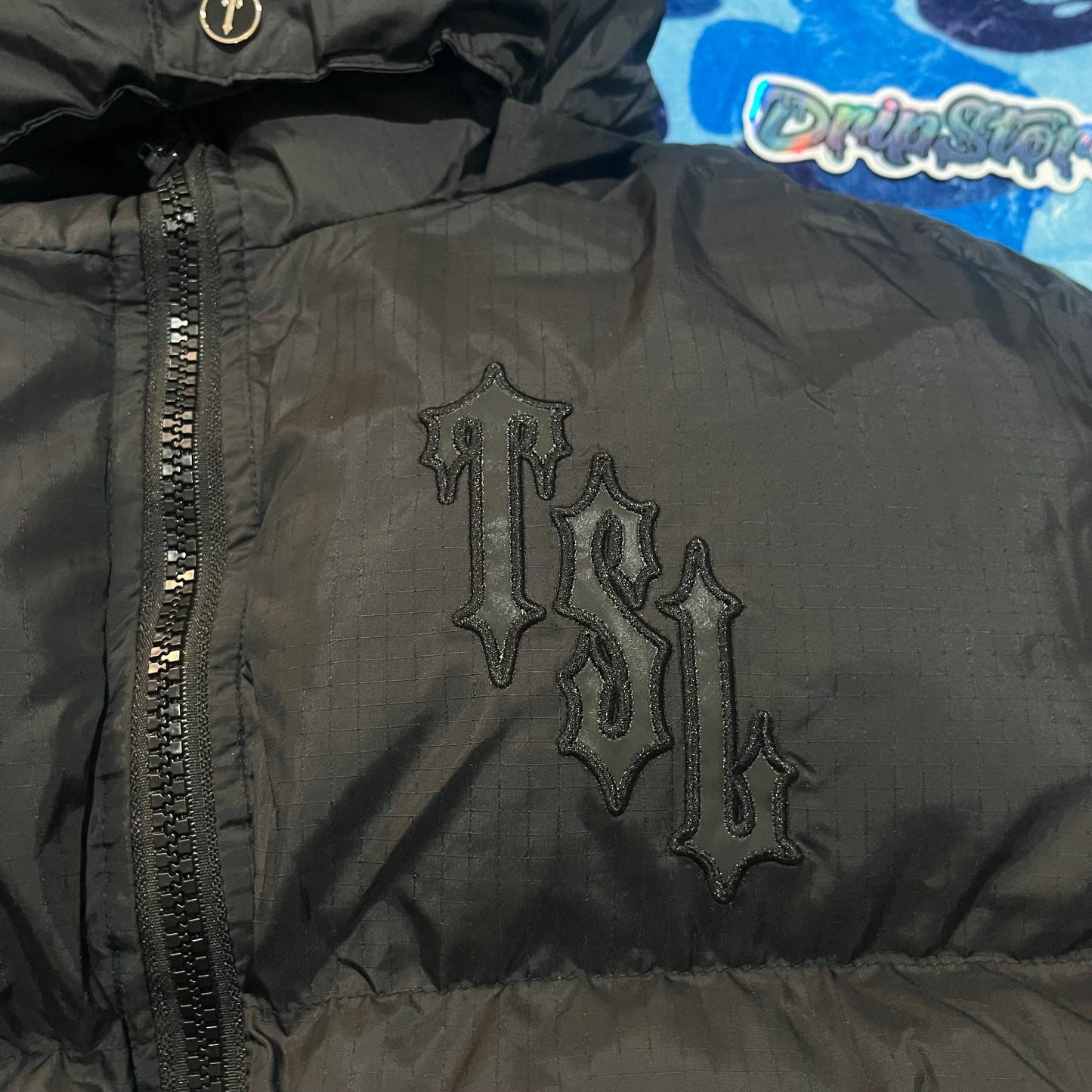 Campera Trapstar Shooters Hooded Puffer Negra