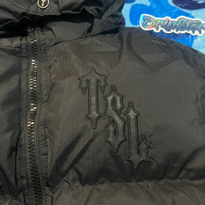 Campera Trapstar Shooters Hooded Puffer Negra