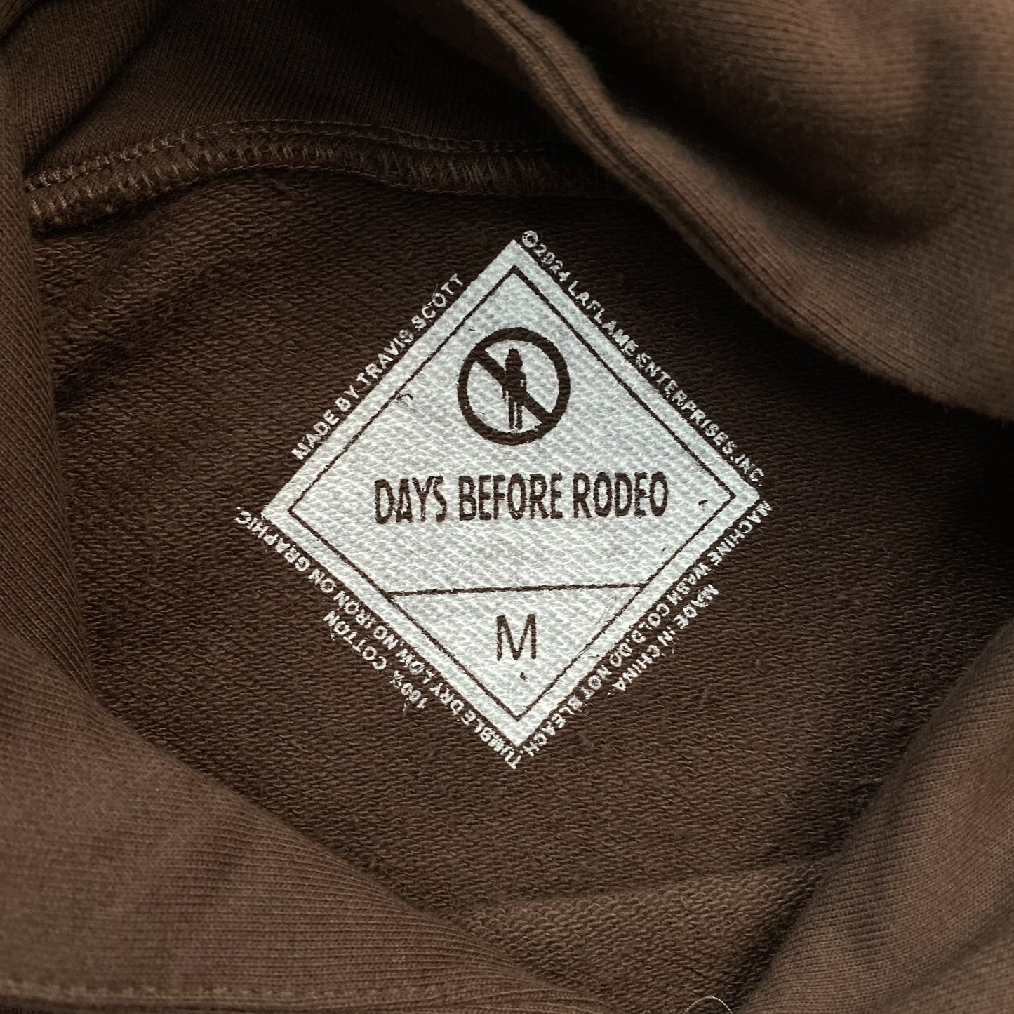 Buzo Travis Scott Cactus Jack x Sp5der Days Before Rodeo Marrón