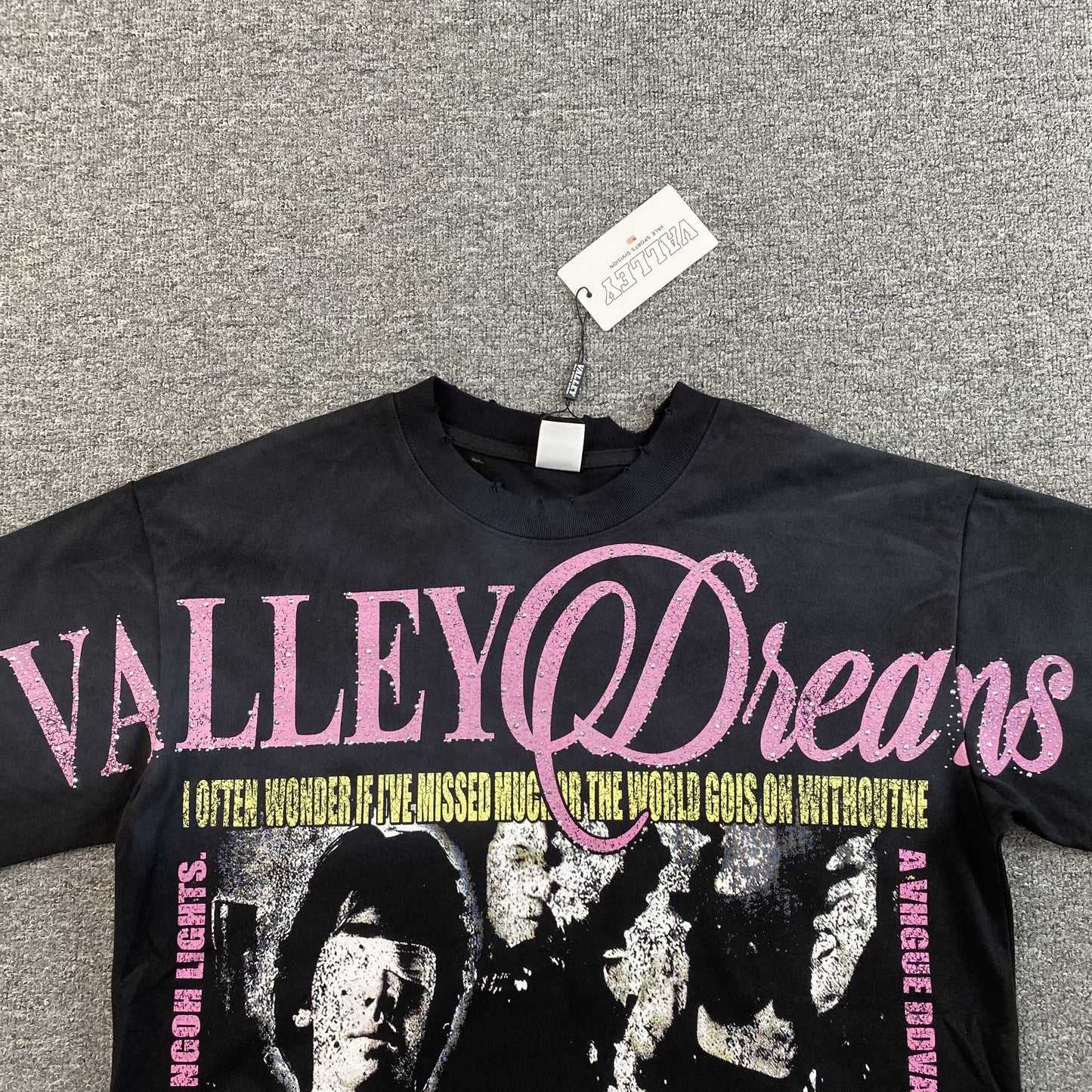 Remera Vale Forever Fallen Bling Negra