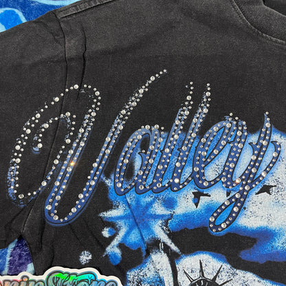 Remera Vale Forever Godfather Black Bling Negra