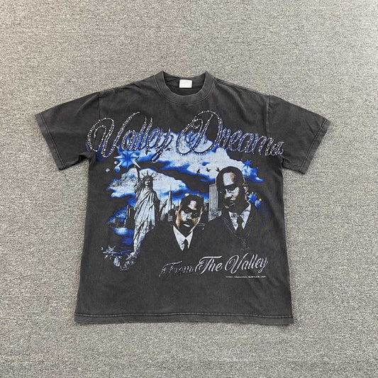 Remera Vale Forever Godfather Black Bling Negra