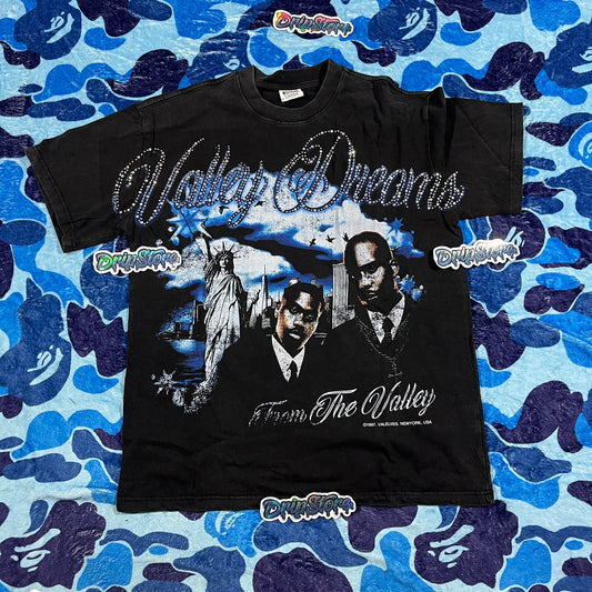 Remera Vale Forever Godfather Black Bling Negra