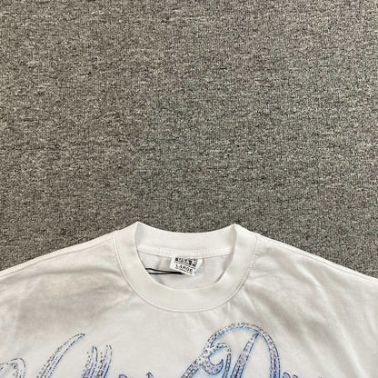 Remera Vale Forever Godfather Black Bling Blanca