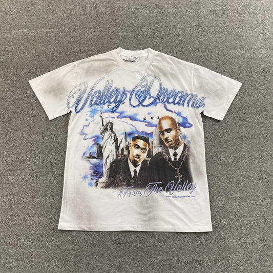 Remera Vale Forever Godfather Black Bling Blanca