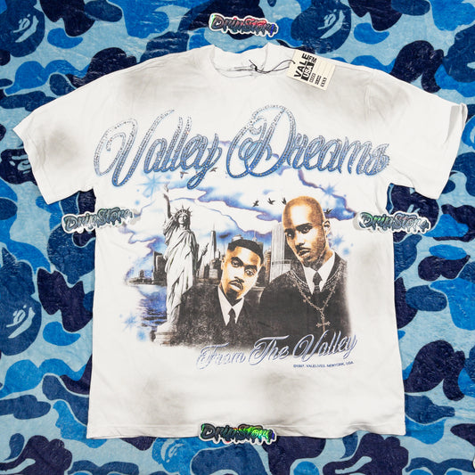 Remera Vale Forever Godfather Black Bling Blanca