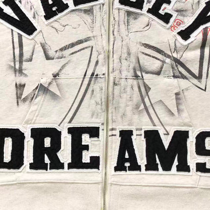 Campera Vale Forever Patriot Chop N Screw Blanco