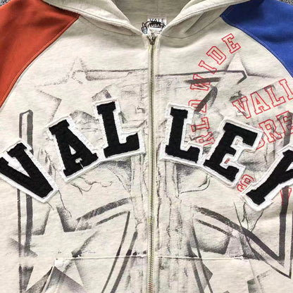 Campera Vale Forever Patriot Chop N Screw Blanco