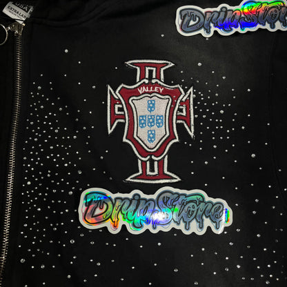 Campera Vale Forever Pluto Clustered Negro