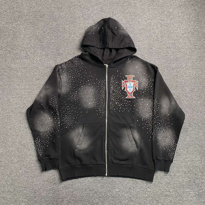 Campera Vale Forever Pluto Clustered Negro