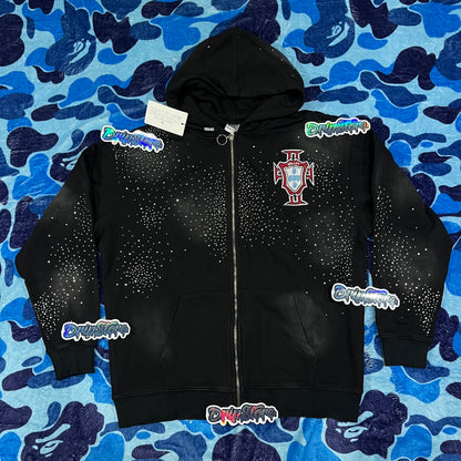 Campera Vale Forever Pluto Clustered Negro