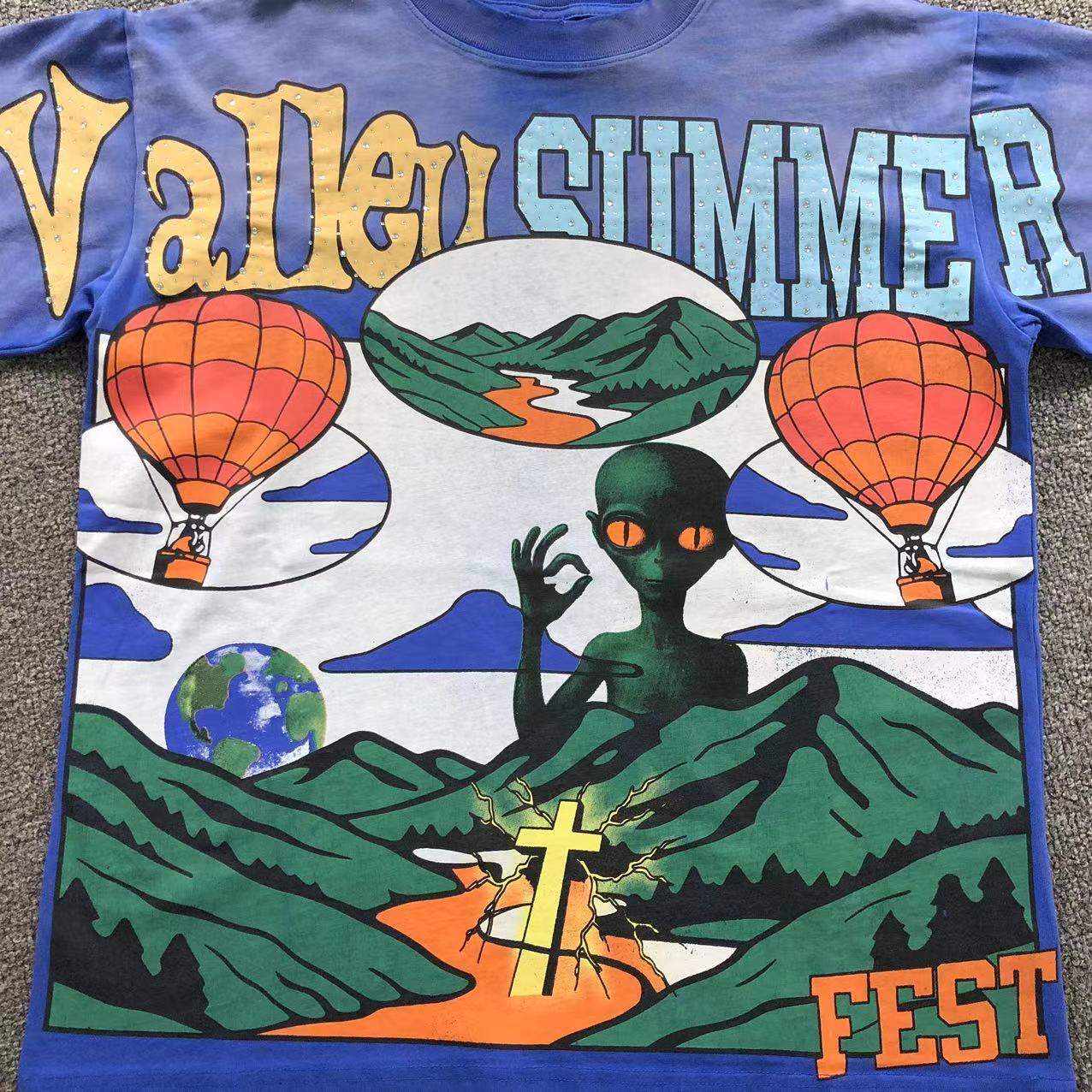 Remera Vale Forever Summer Slam Azul