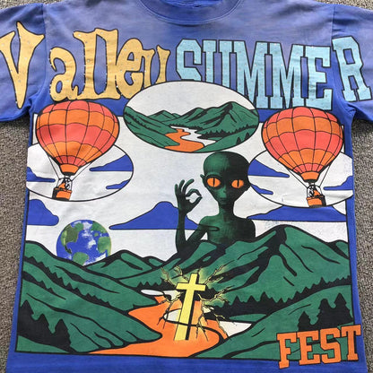 Remera Vale Forever Summer Slam Azul