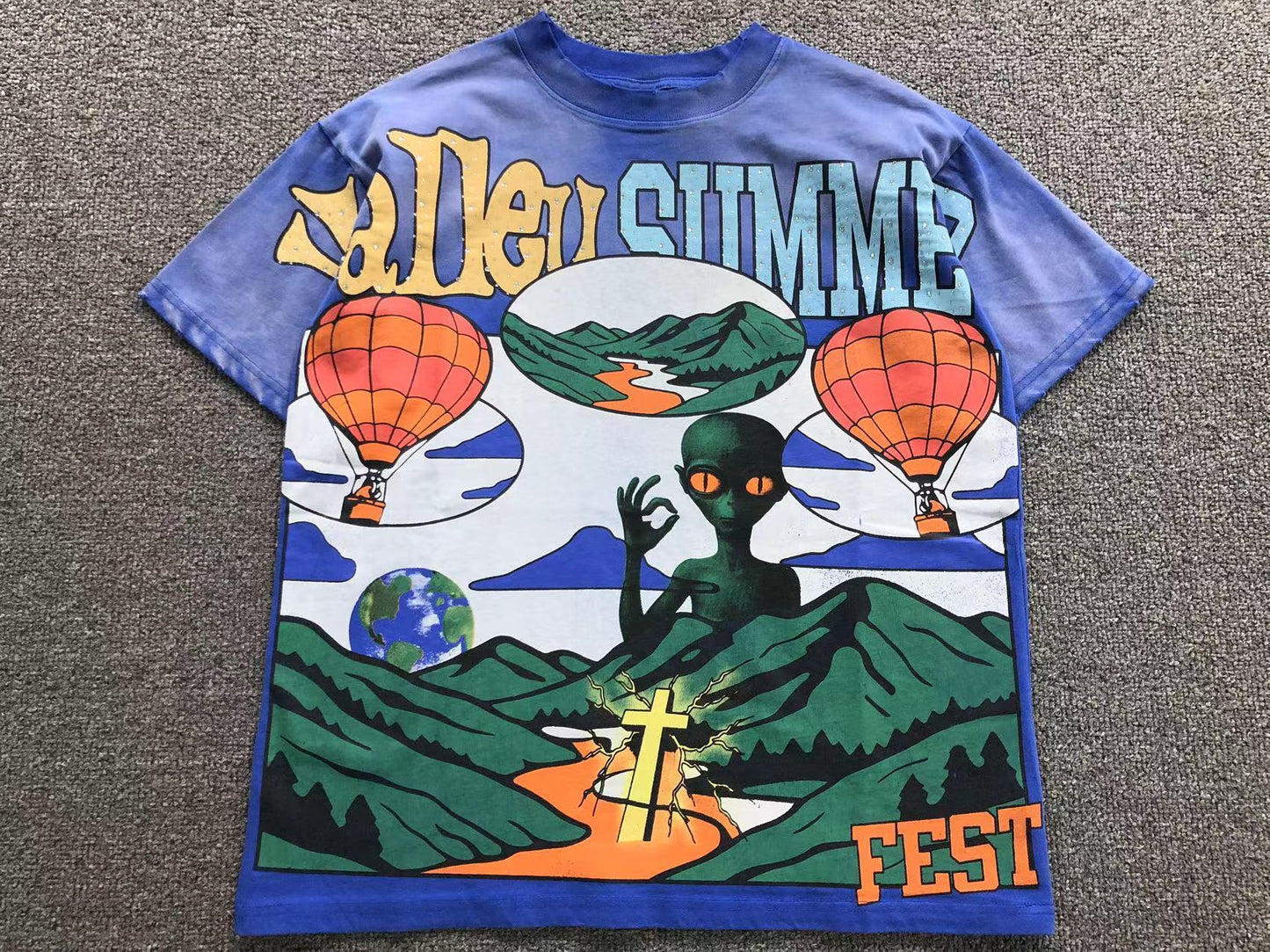 Remera Vale Forever Summer Slam Azul