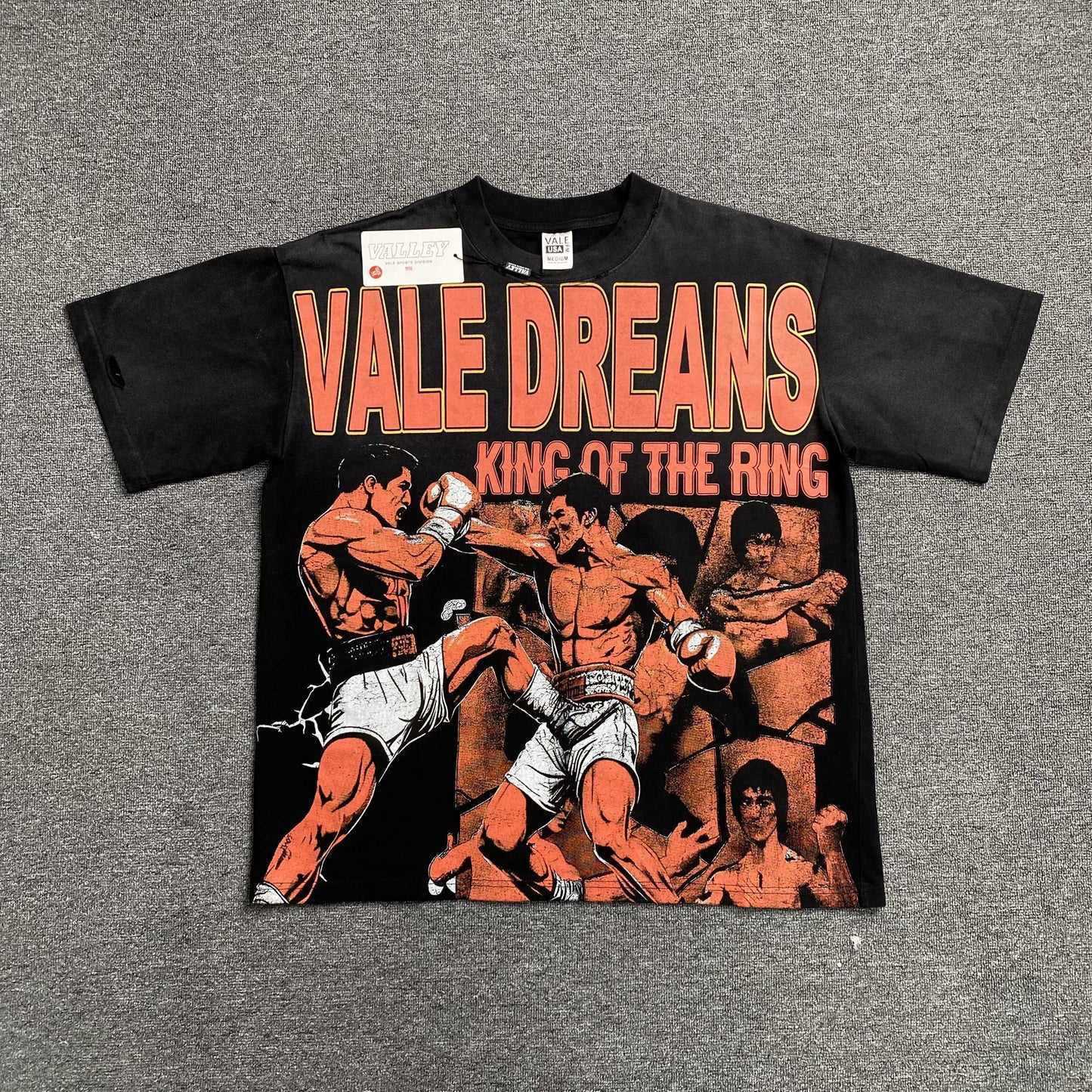 Remera Vale Forever Sun Shattered Fist Negra