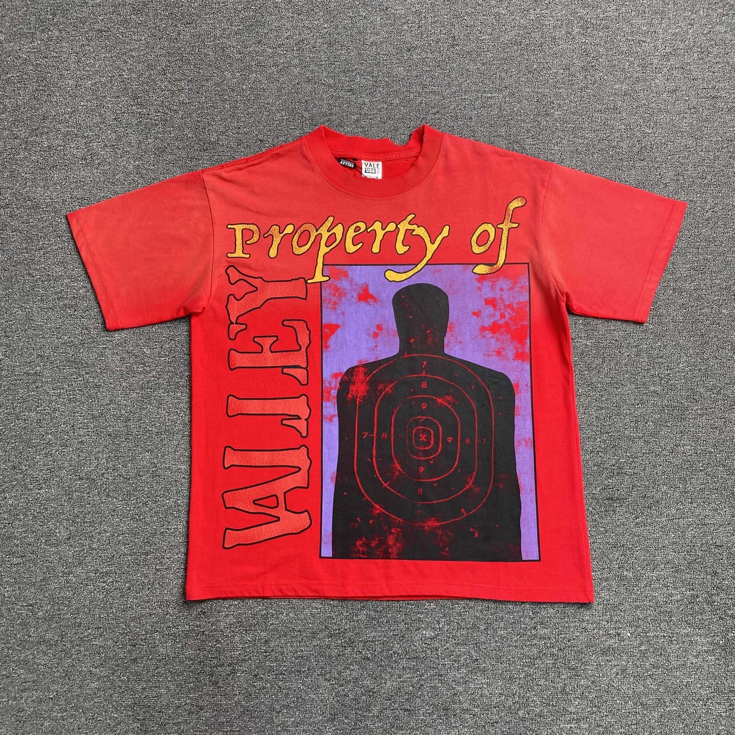 Remera Vale Forever Target Practice Roja