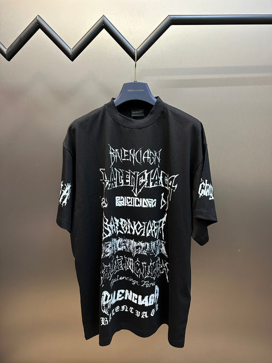 BALENCIAGA DIY METAL T-SHIRT BLACK