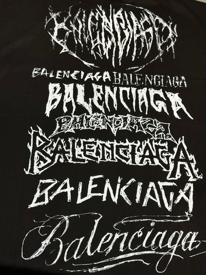 BALENCIAGA DIY METAL T-SHIRT BLACK