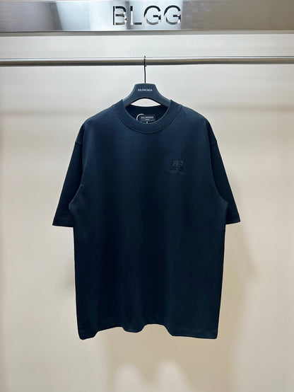 BALENCIAGA ART LOGO T-SHIRT BLACK