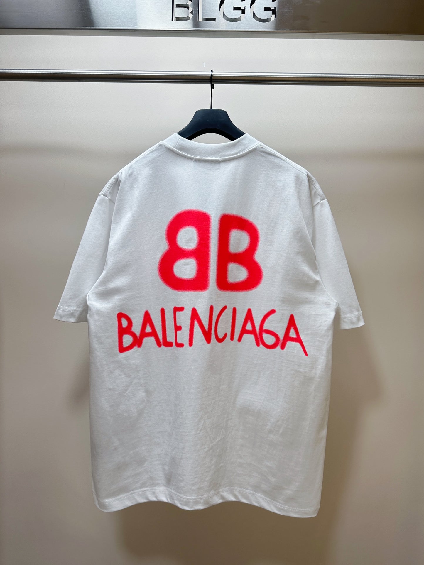 BALENCIAGA ART LOGO T-SHIRT WHITE