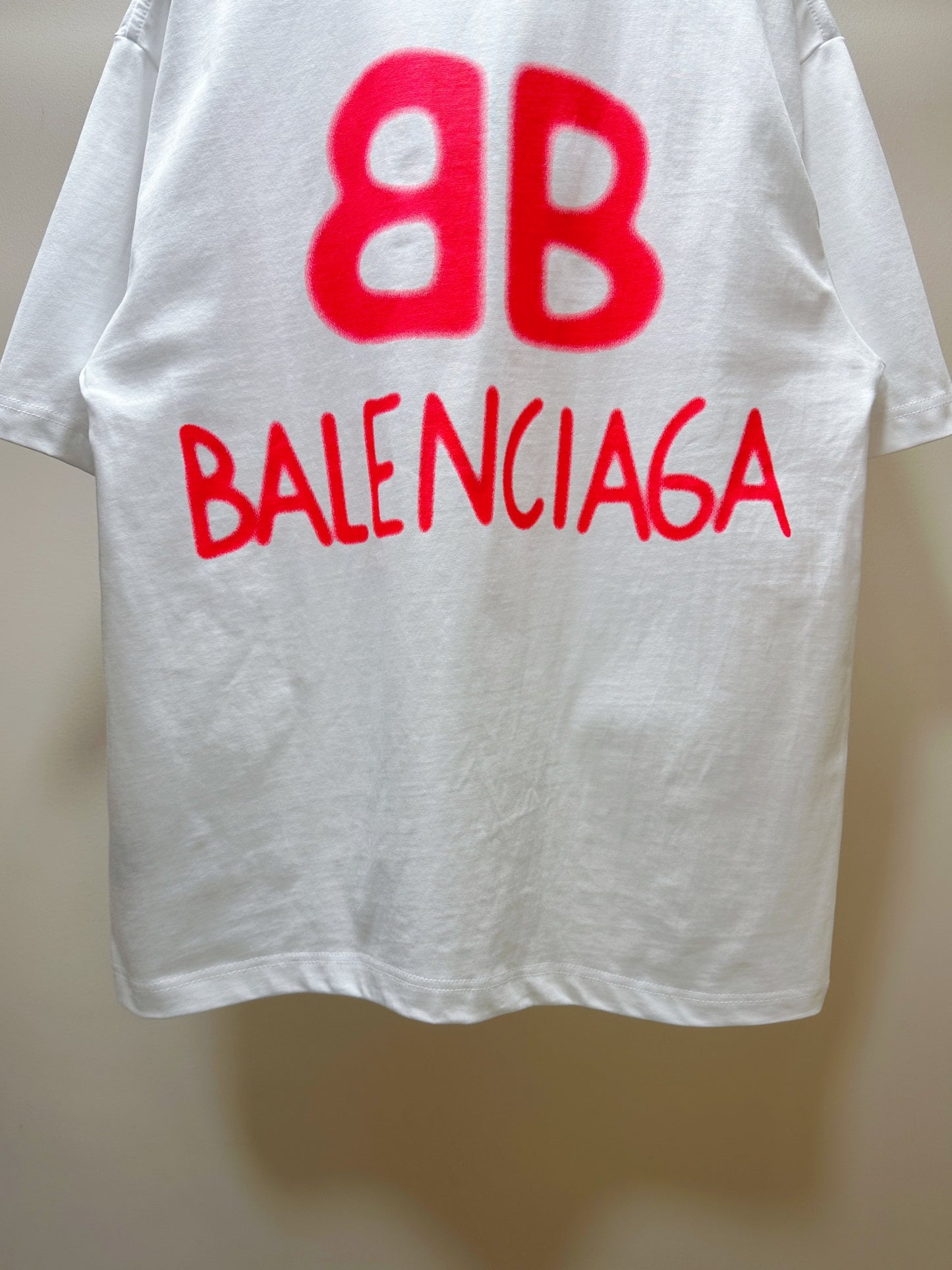 BALENCIAGA ART LOGO T-SHIRT WHITE