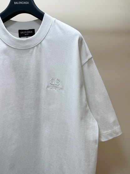 BALENCIAGA ART LOGO T-SHIRT WHITE