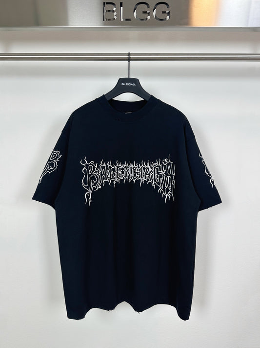 BALENCIAGA DARKWAVE T-SHIRT BLACK