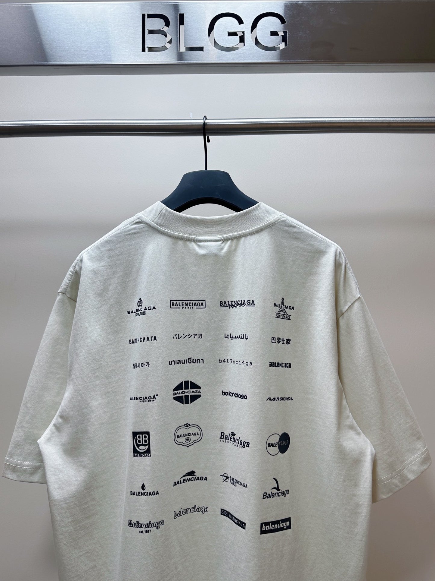 BALENCIAGA ARCHIVES LOGOS T-SHIRT WHITE