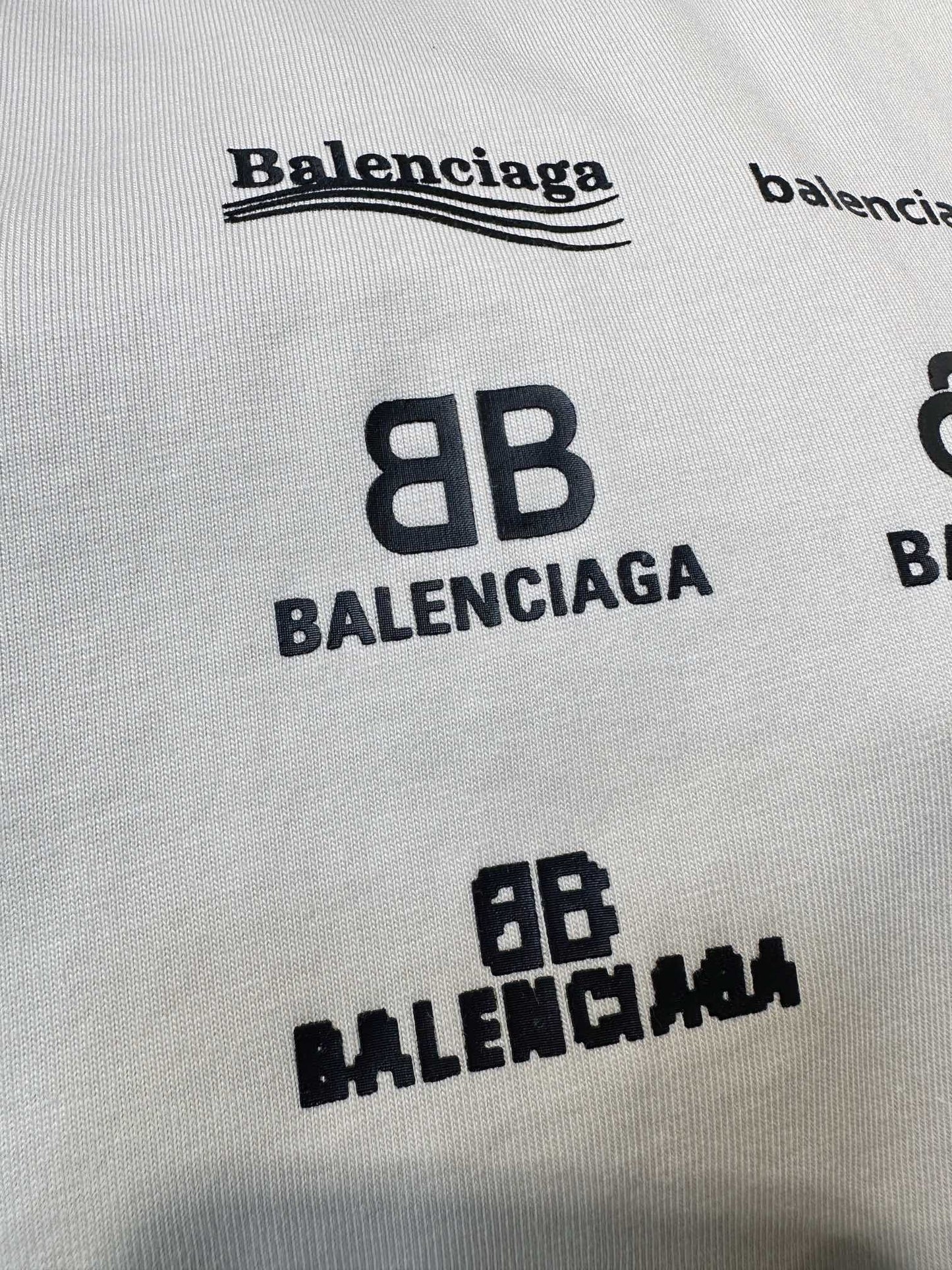 BALENCIAGA ARCHIVES LOGOS T-SHIRT WHITE