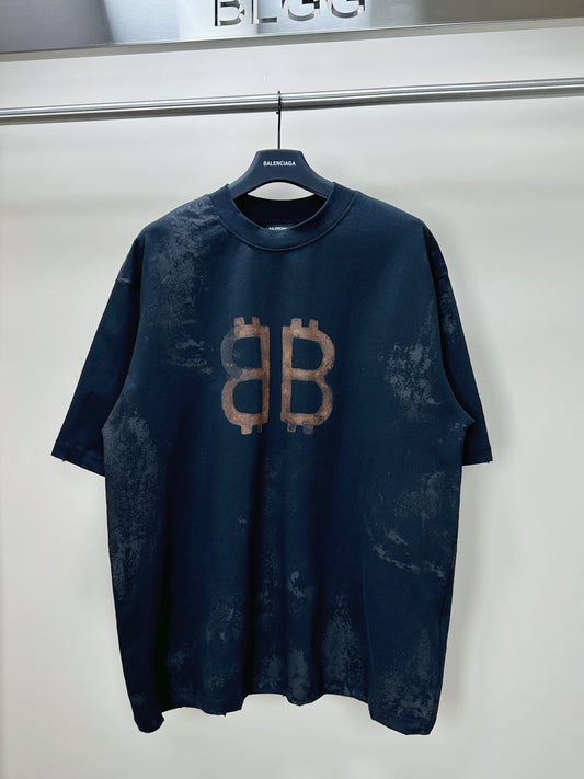 BALENCIAGA CRYPTO T-SHIRT BLACK