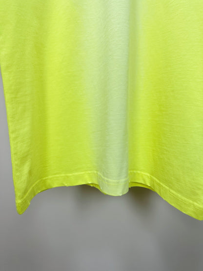 BALENCIAGA TAPE TYPE T-SHIRT YELLOW FLUO