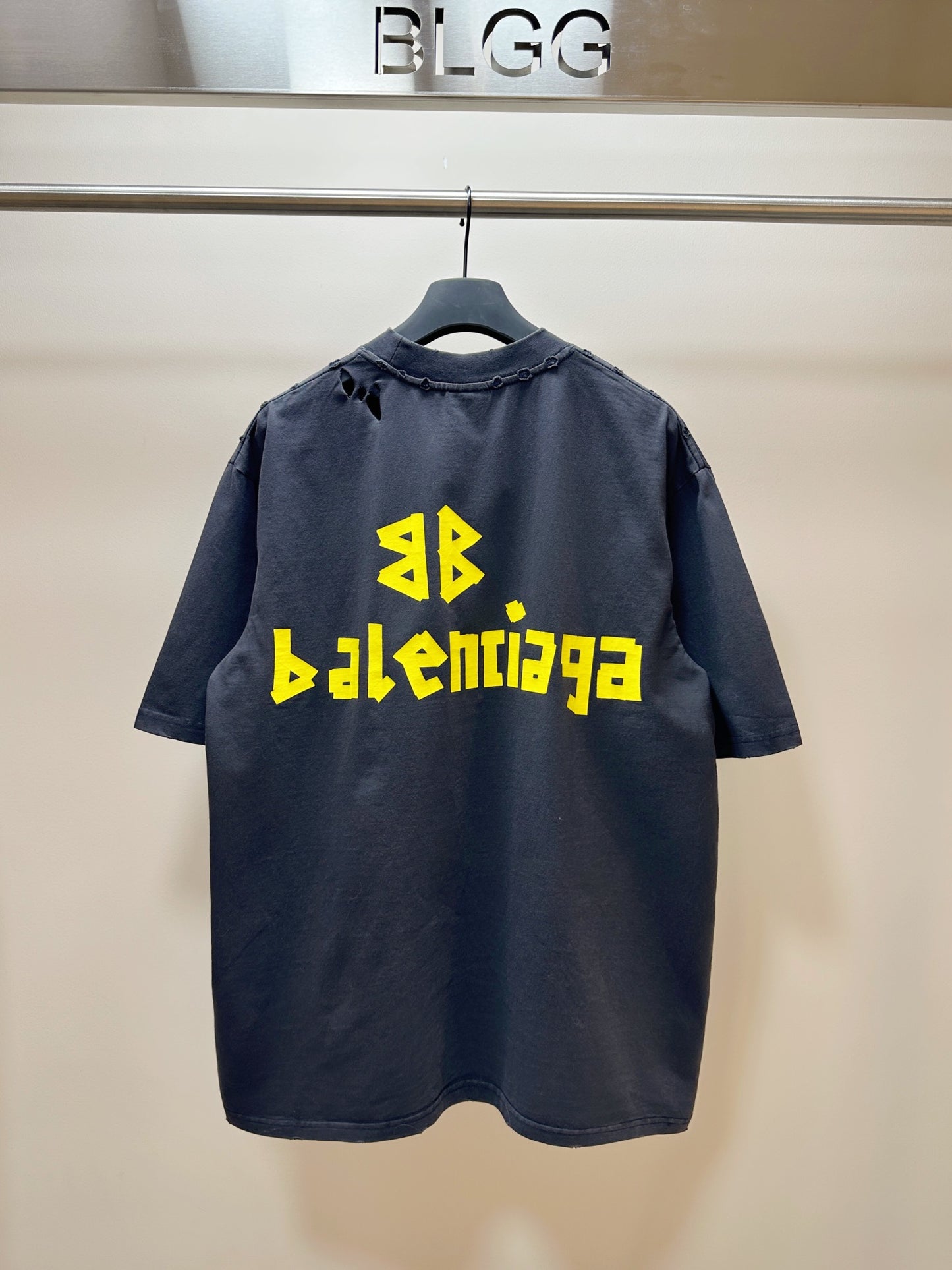 BALENCIAGA TAPE TYPE T-SHIRT BLACK