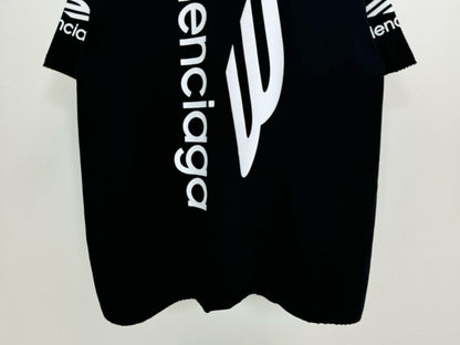 BALENCIAGA 3B LOGO T-SHIRT BLACK