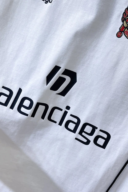 BALENCIAGA PARIS SOCCER T-SHIRT WHITE